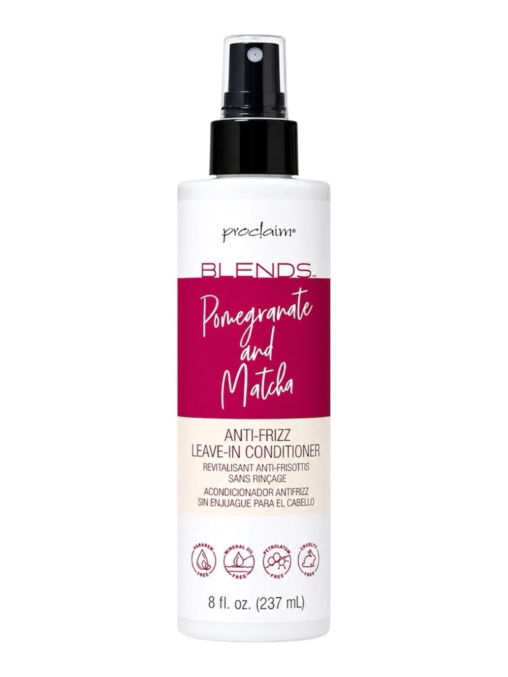 PROCLAIM BLENDS POMEGRANATE & MATCHA ANTI-FRIZZ LEAVE-IN CONDITIONER 237ML